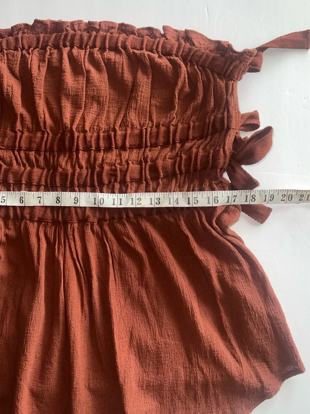 Free People x Jens Pirate Booty Fleetwood Gauzy Tunic Large Brown